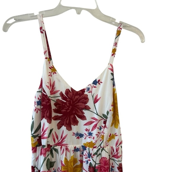 NEW Old Navy Floral Maxi Dress Spaghetti Straps Smocked w/Pockets - Picture 2 of 12